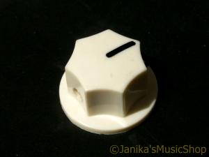 JAZZ BASS PEDAL EFFECT OR GUITAR AMPLIFIER TONE KNOB CREAM